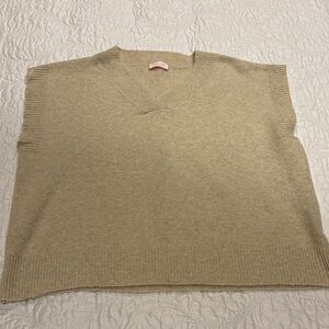 Women’s Beige Sweater Vest